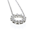 Tiffany Open Circle Mini · Platinum · Diamond