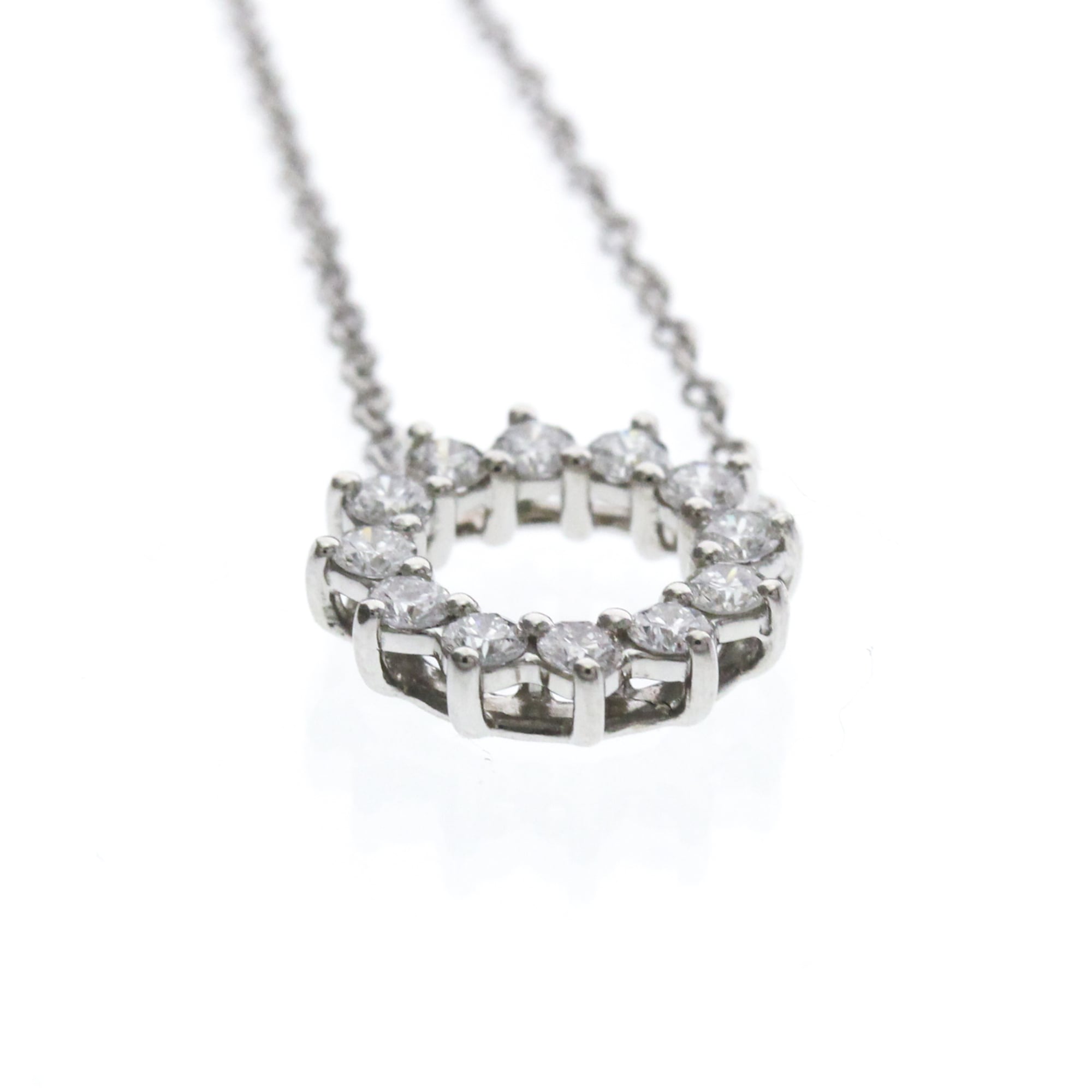 Tiffany Open Circle Mini · Platinum · Diamond