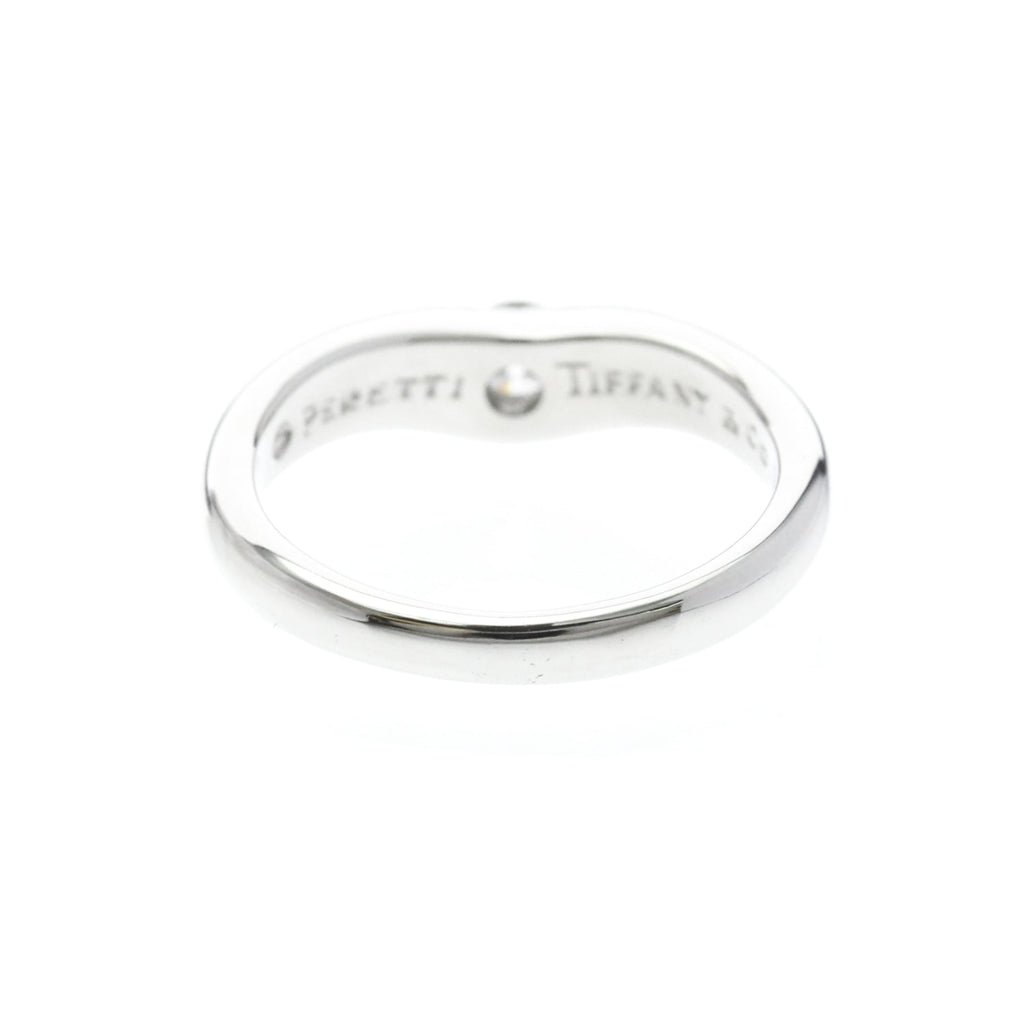 Tiffany Curved Band · Platinum · Diamond