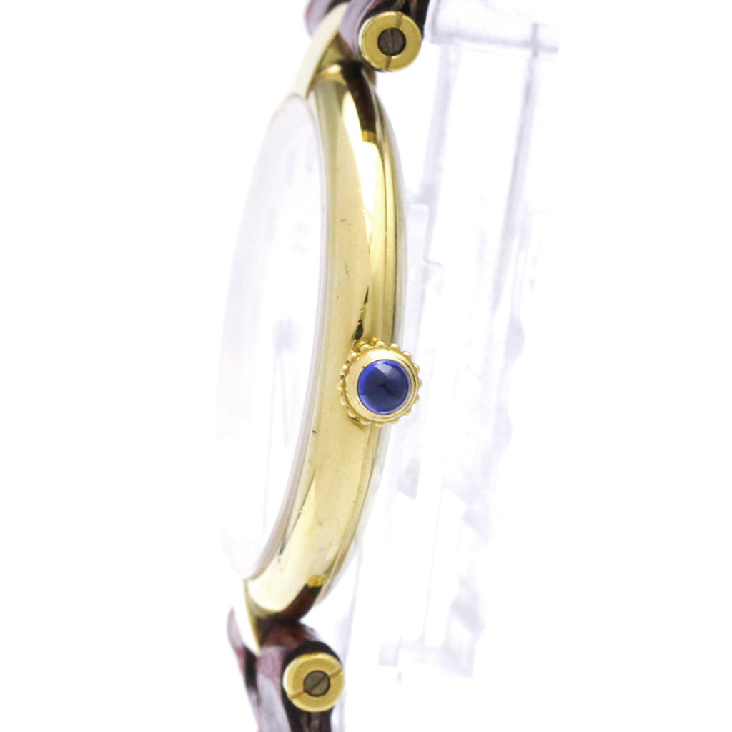 Cartier Must Vendome · Gold Plated · Quartz