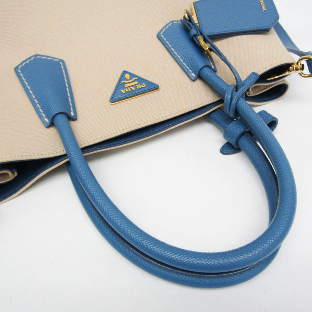 Prada Saffiano Double Bag · Medium