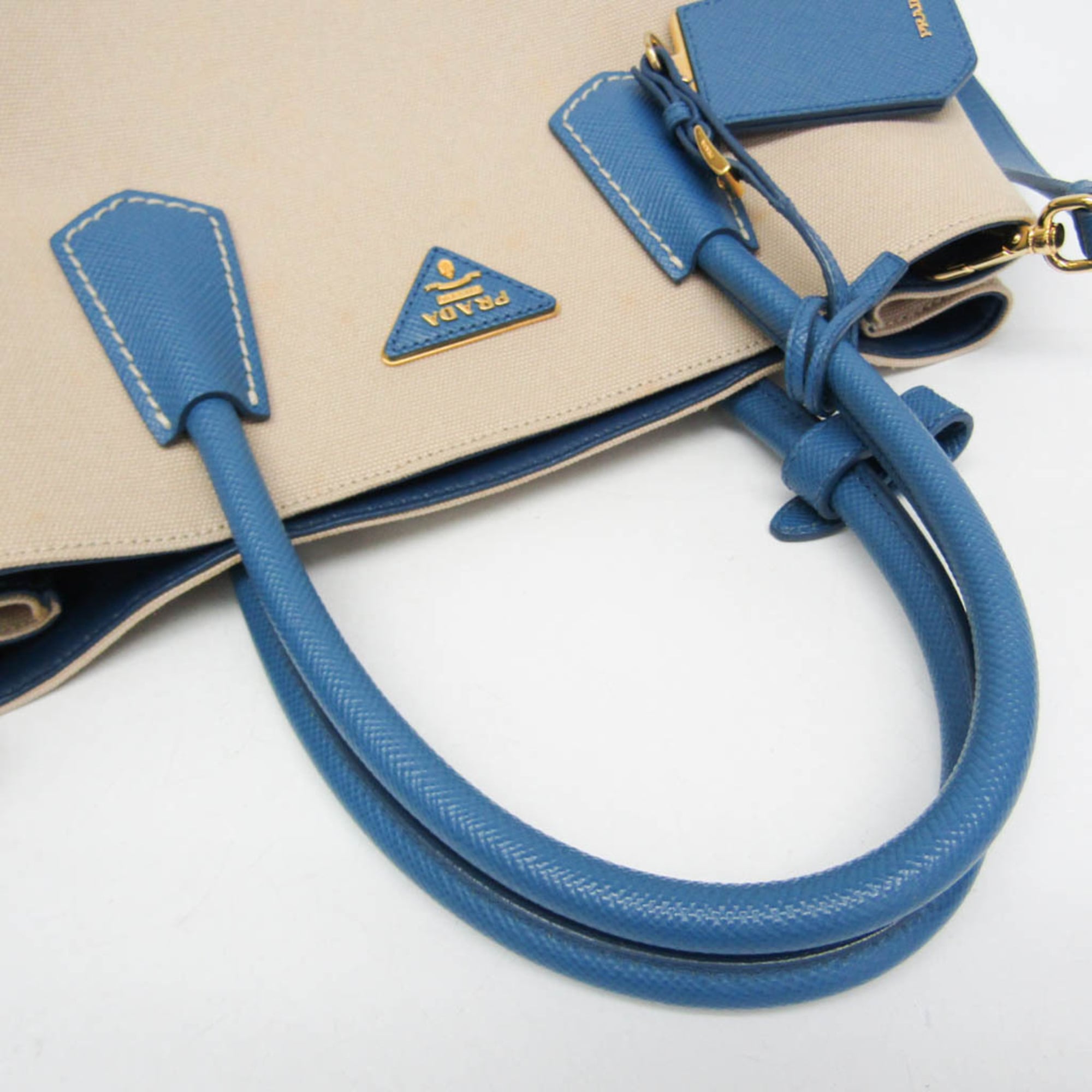 Prada Saffiano Double Bag · Medium