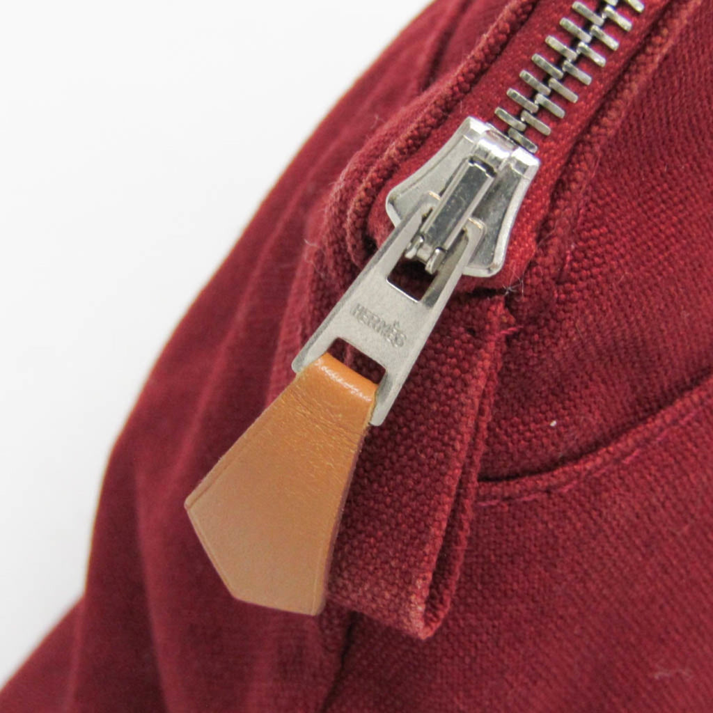 Hermès Bolide MM · Canvas & Leather Pouch