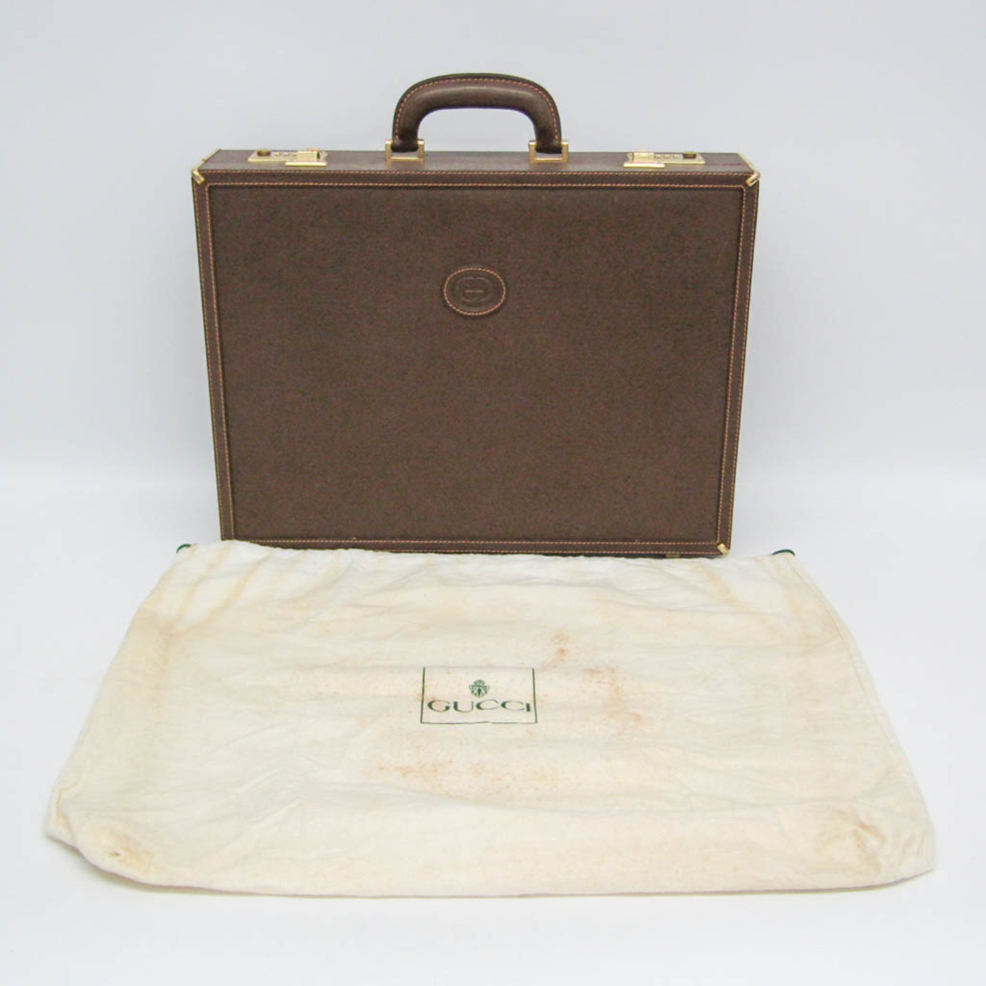 Gucci Interlocking G · Leather Attaché Case