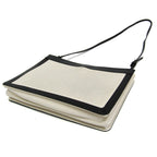 Balenciaga Navy Pochette · Canvas & Leather