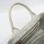 Prada Canapa · Denim · Flower Corsage
