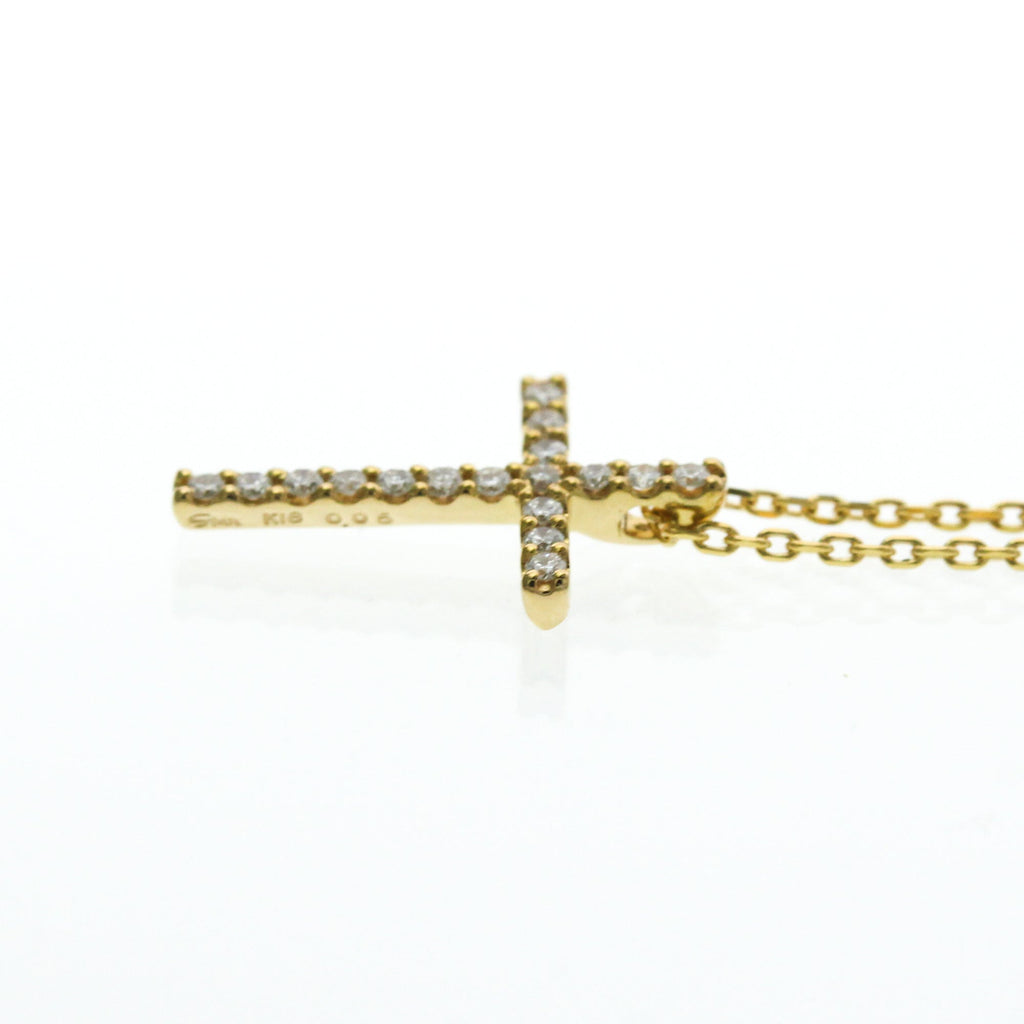 Star Jewelry Cross · 18K Yellow Gold · Diamond