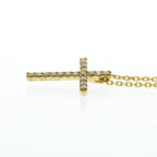 Star Jewelry Cross · 18K Yellow Gold · Diamond