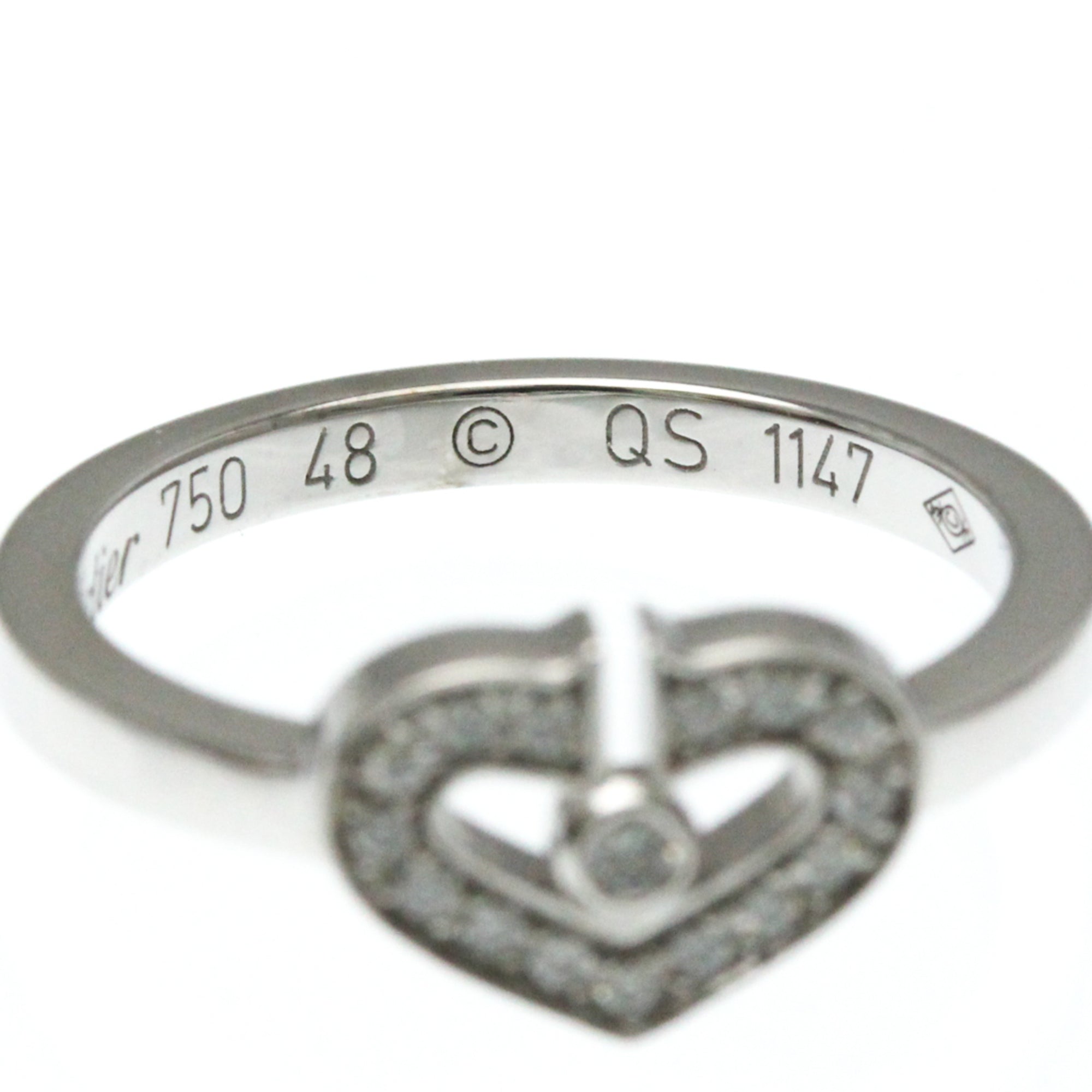 Cartier C Heart · Diamond · 18K White Gold