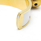 Hermès Bell · Leather & Metal Bangle