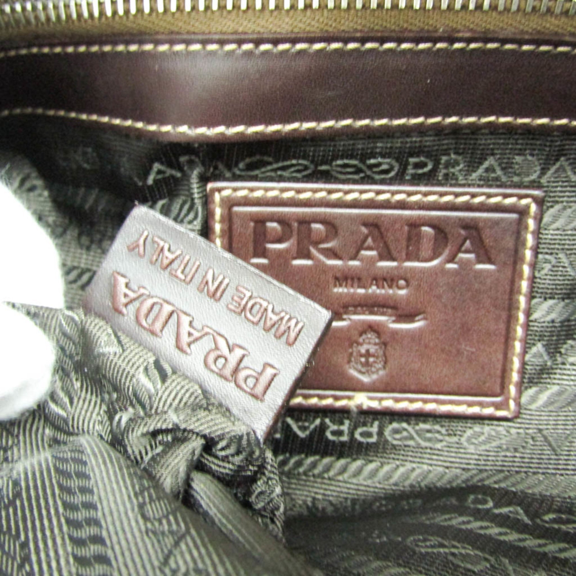 Prada Jacquard Shoulder Bag
