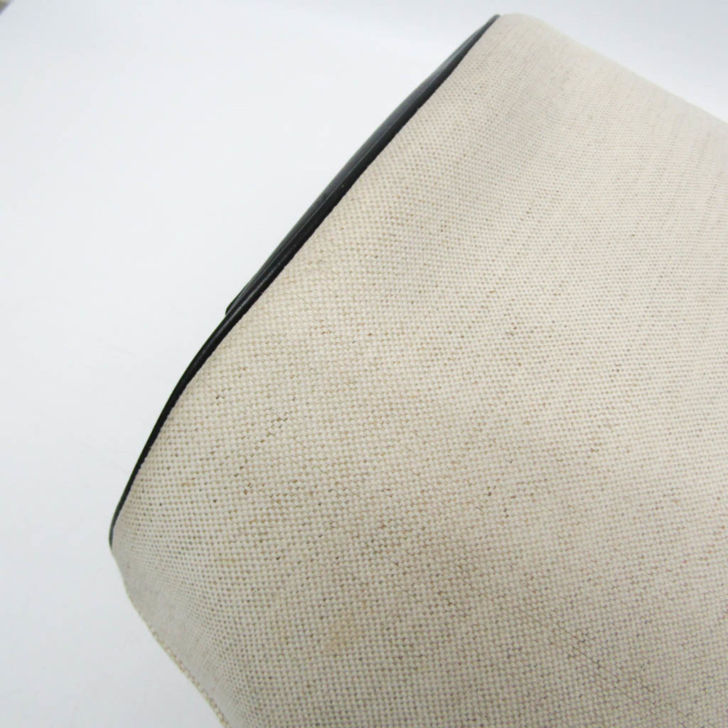 Burberry Large Bucket · Canvas & Leather