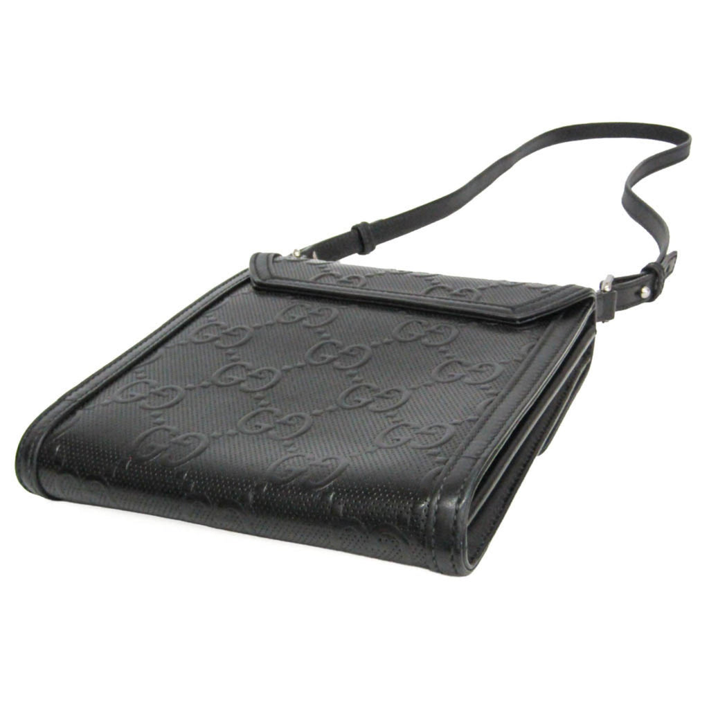 Gucci GG Embossed Crossbody · Leather