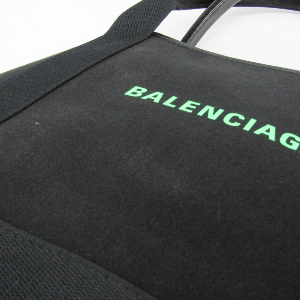 Balenciaga Navy Cabas S · Canvas & Leather