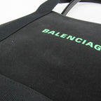 Balenciaga Navy Cabas S · Canvas & Leather