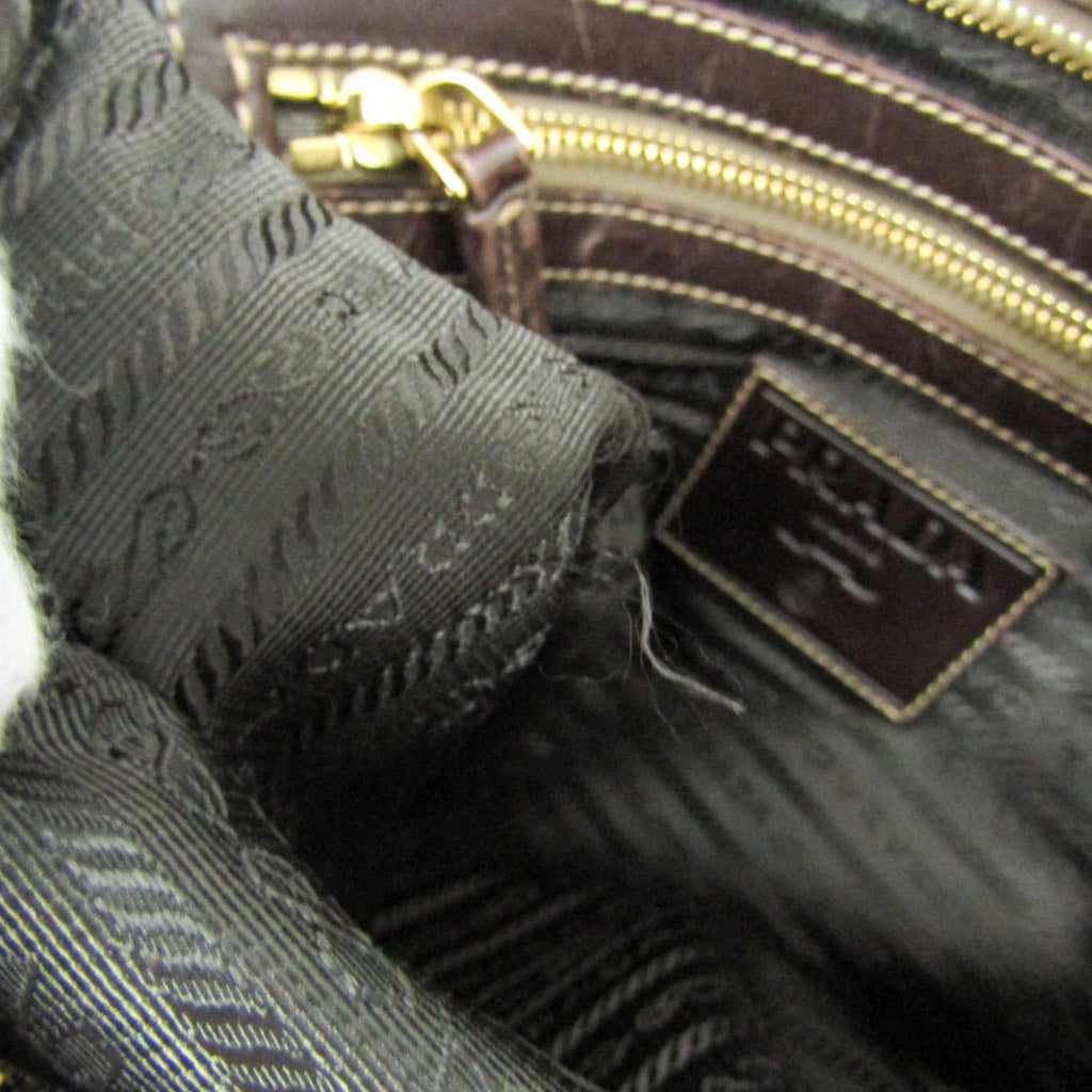 Prada Logo Jacquard · Canvas & Leather