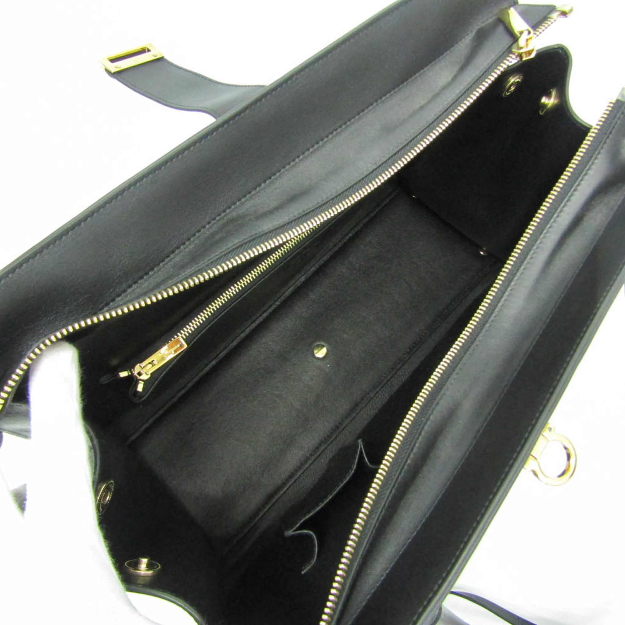 Salvatore Ferragamo Gancini · Leather Tote