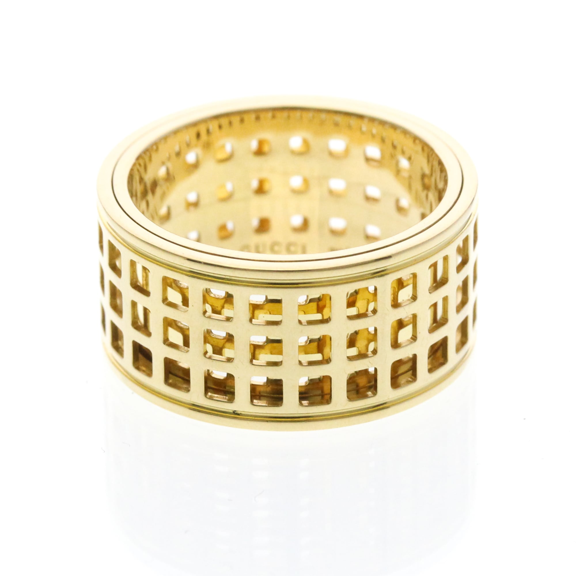 Gucci Scroll Wide · 18K Yellow Gold