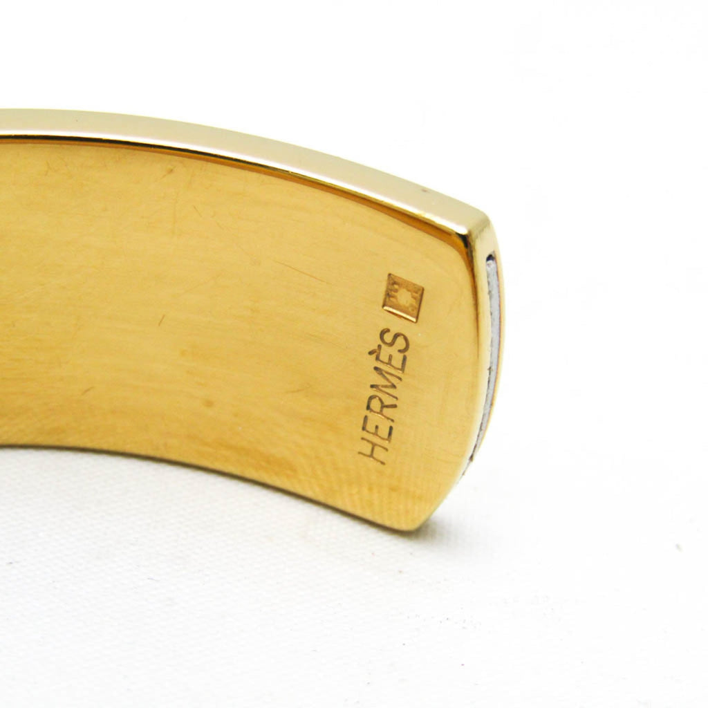 Hermès Bell · Leather & Metal Bangle