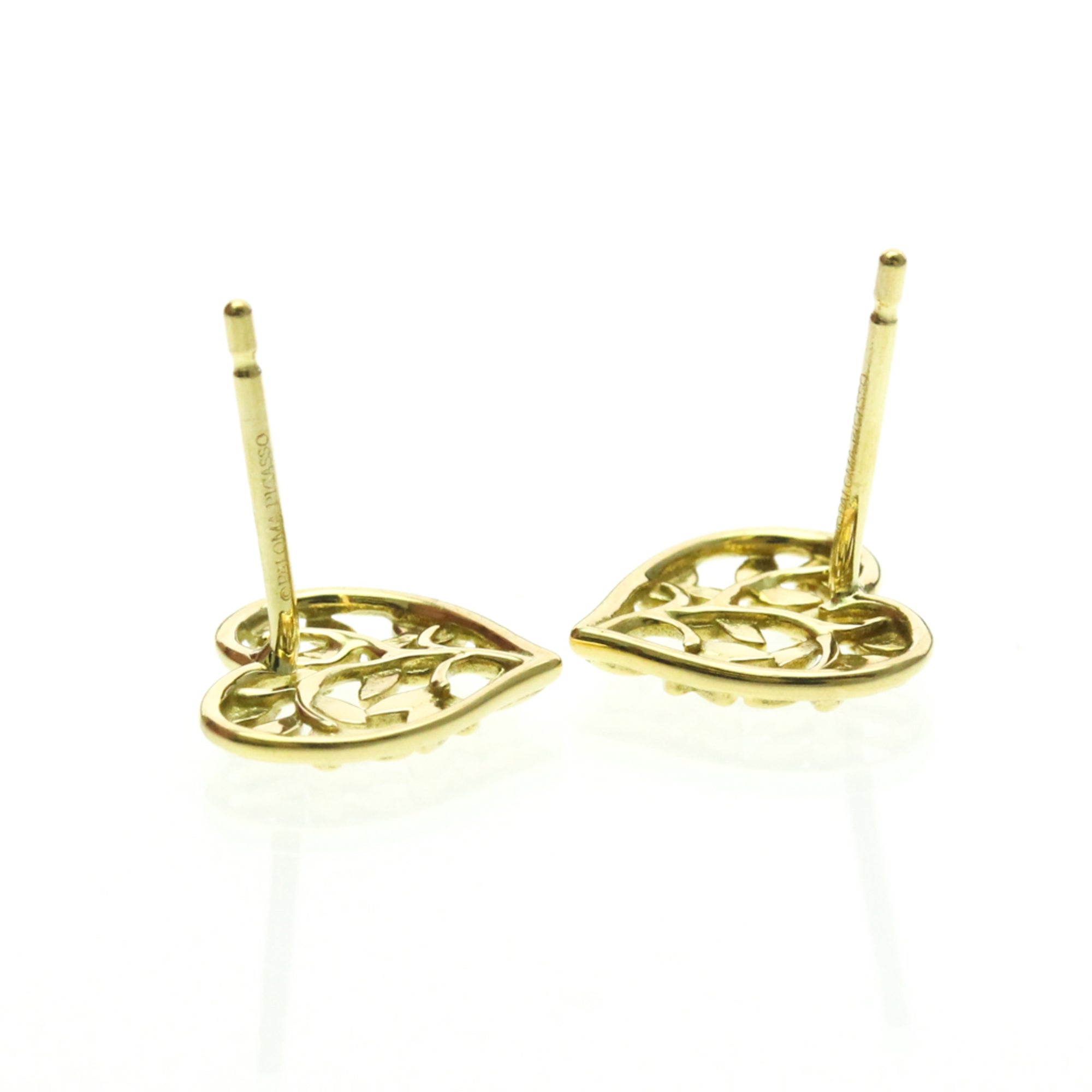 Tiffany Olive Leaf Heart · 18K Yellow Gold