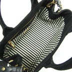 Prada Canapa · Denim Shoulder Bag