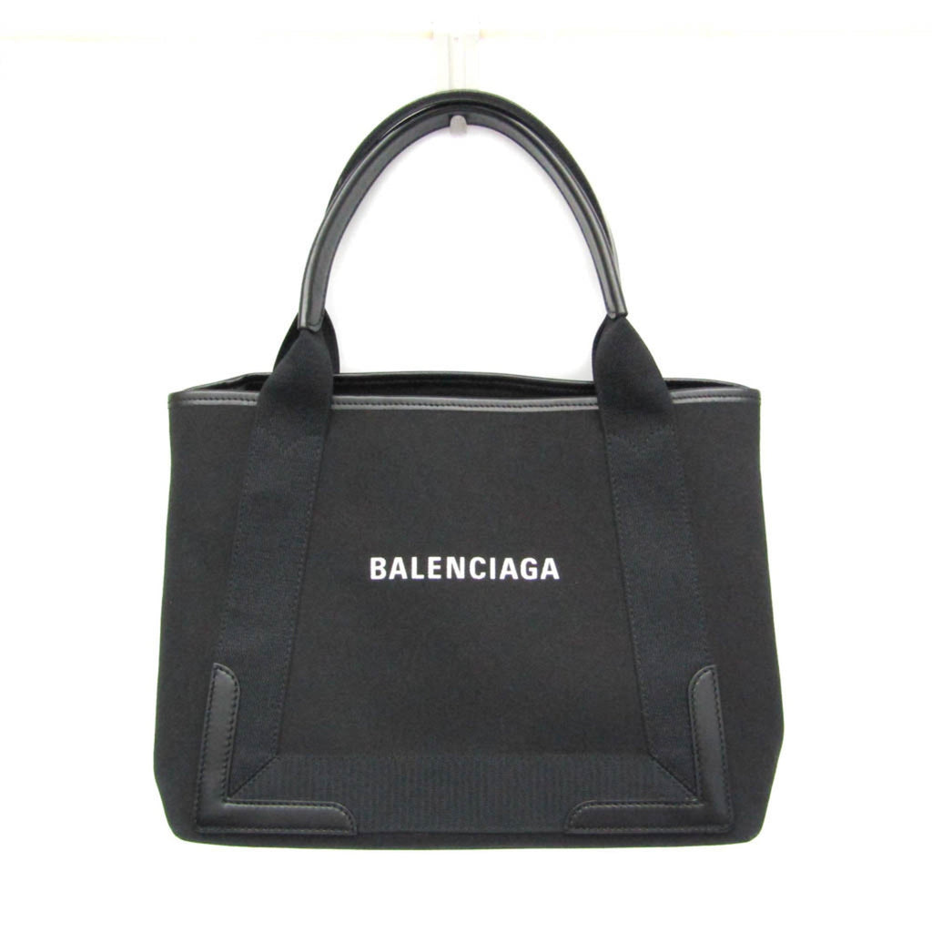 Balenciaga Navy Cabas S · Canvas Tote