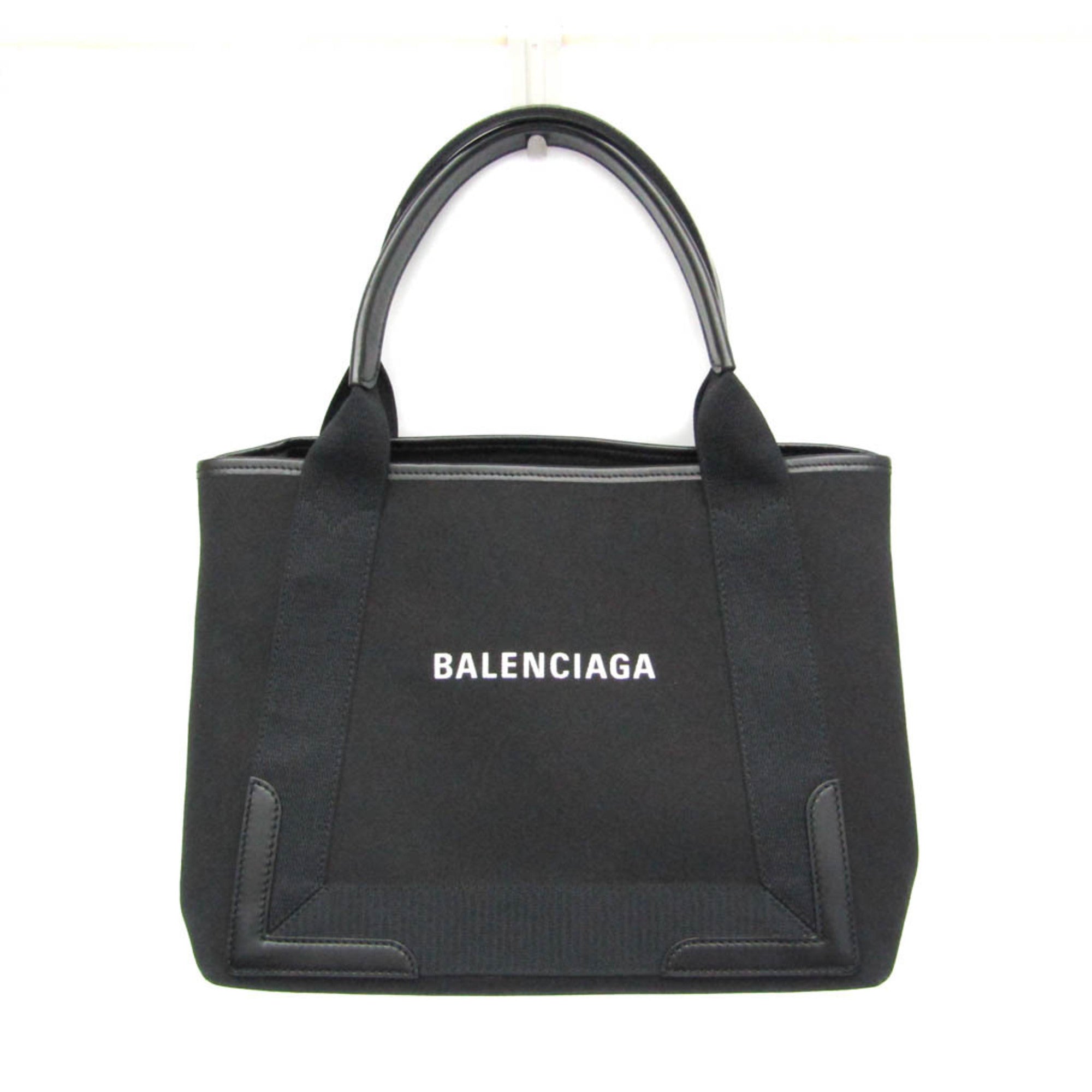 Balenciaga Navy Cabas S · Canvas Tote