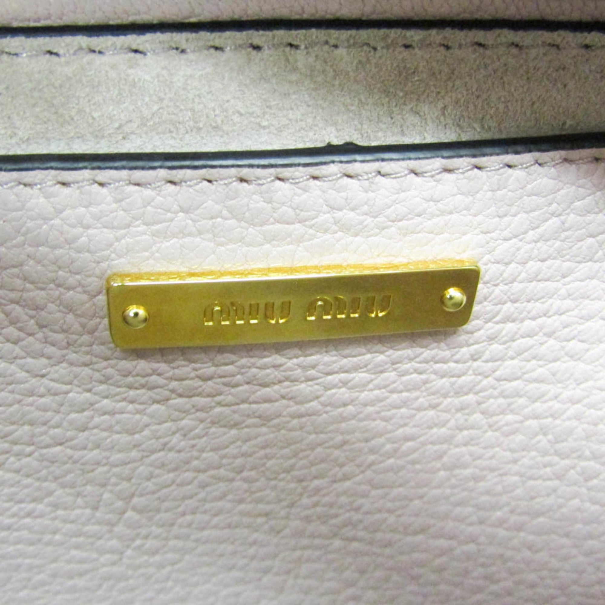 Miu Miu Madras · Leather