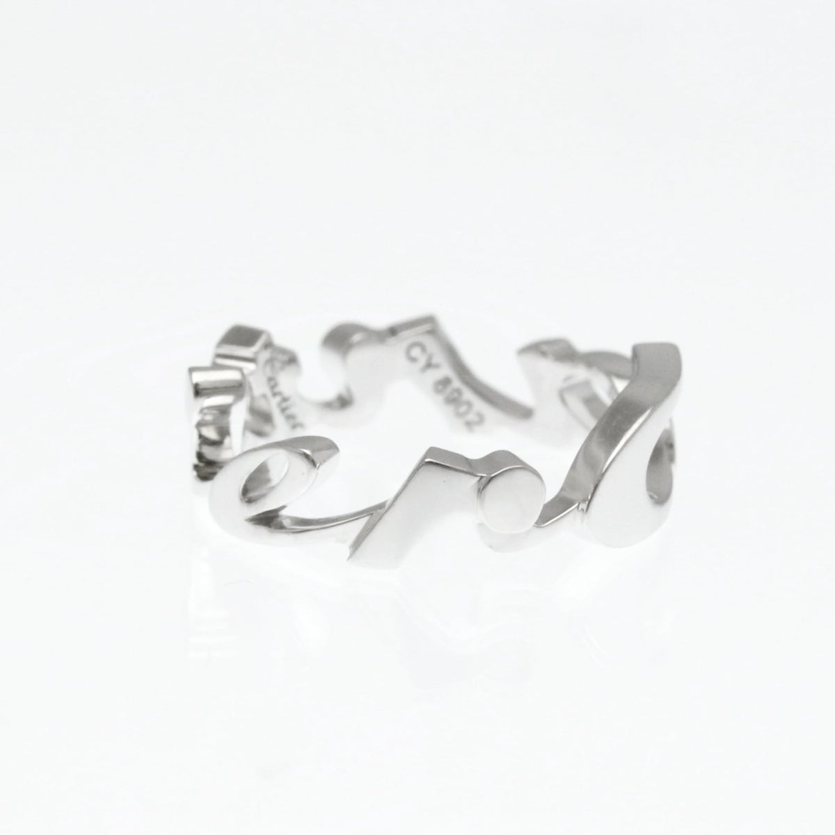 Cartier Signature Ring · 18K White Gold