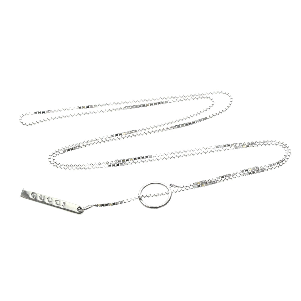 Gucci Lariat · 18K White Gold