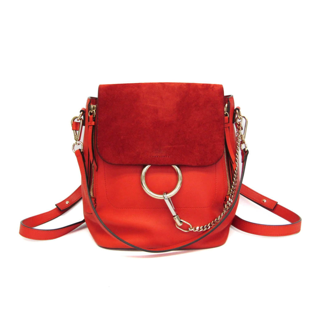 Chloé Faye · Leather & Suede Backpack