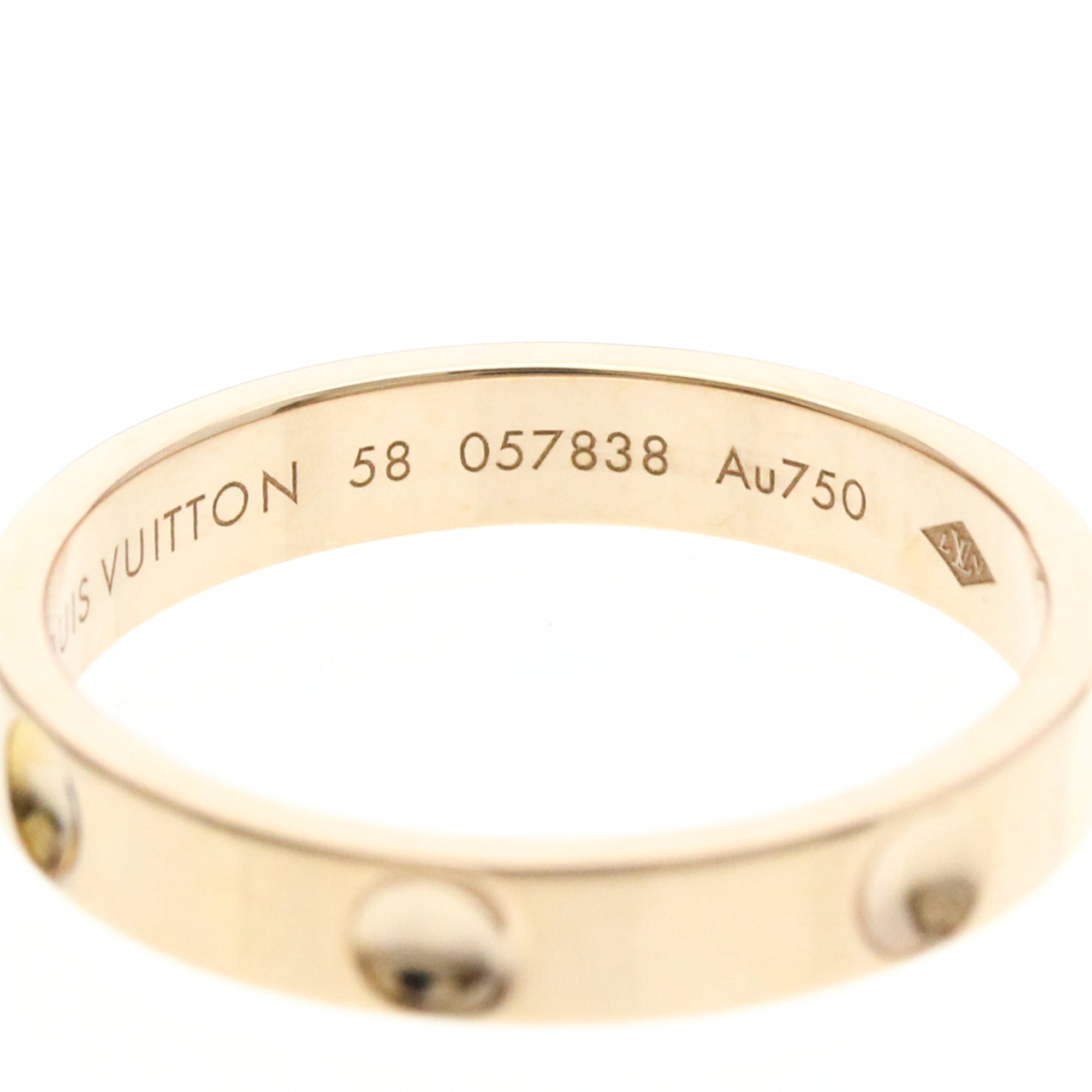 Louis Vuitton Petite Bague Empreinte · Rose Gold