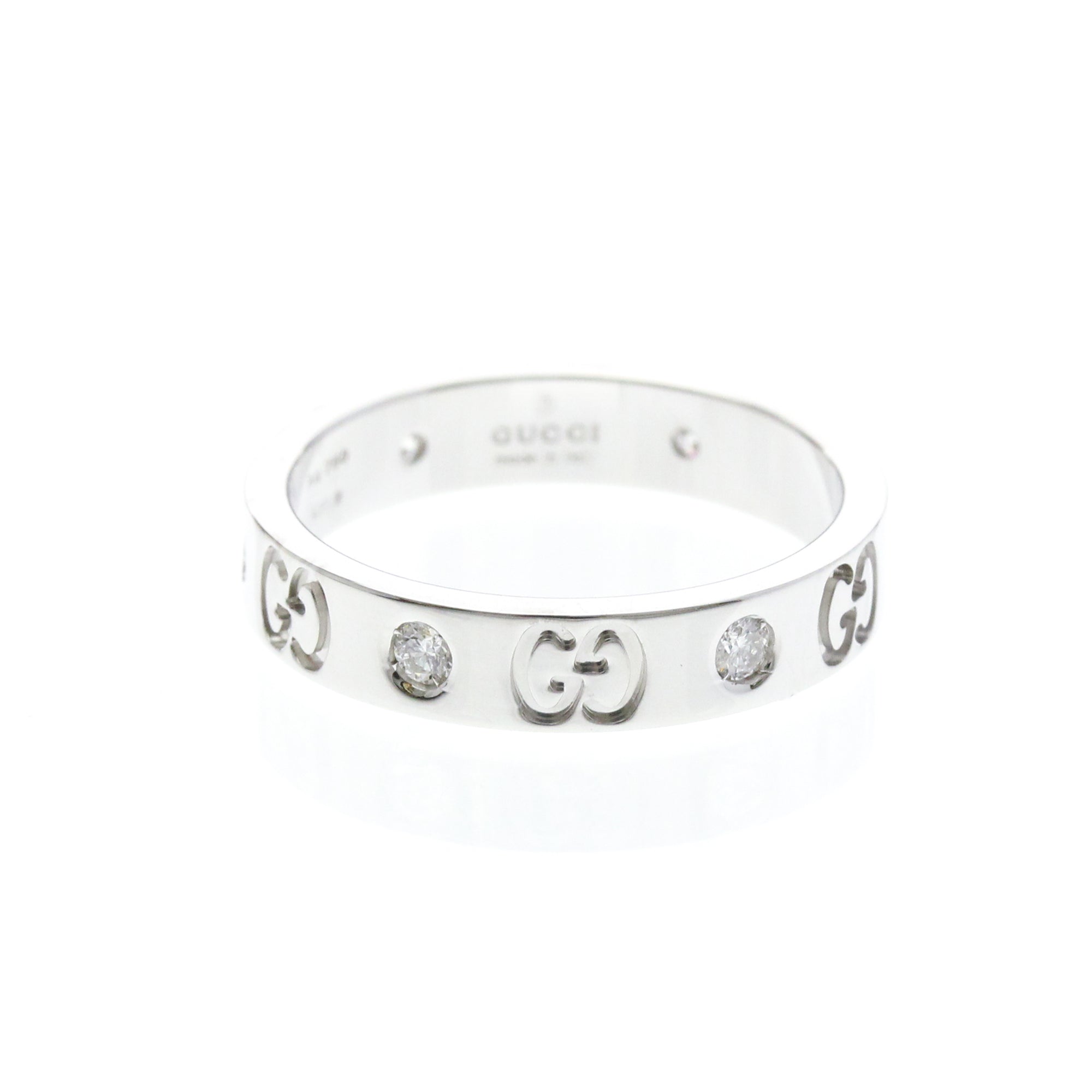 Gucci Icon · Diamond · 18K White Gold