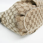Gucci GG Canvas · Leather Shoulder Bag