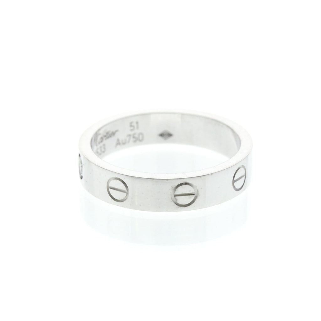 Cartier Mini Love · Diamond · 18K White Gold