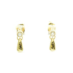 Tiffany Teardrop · 18K Yellow Gold · Diamond
