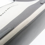 Balenciaga Navy Cabas S · Canvas & Leather