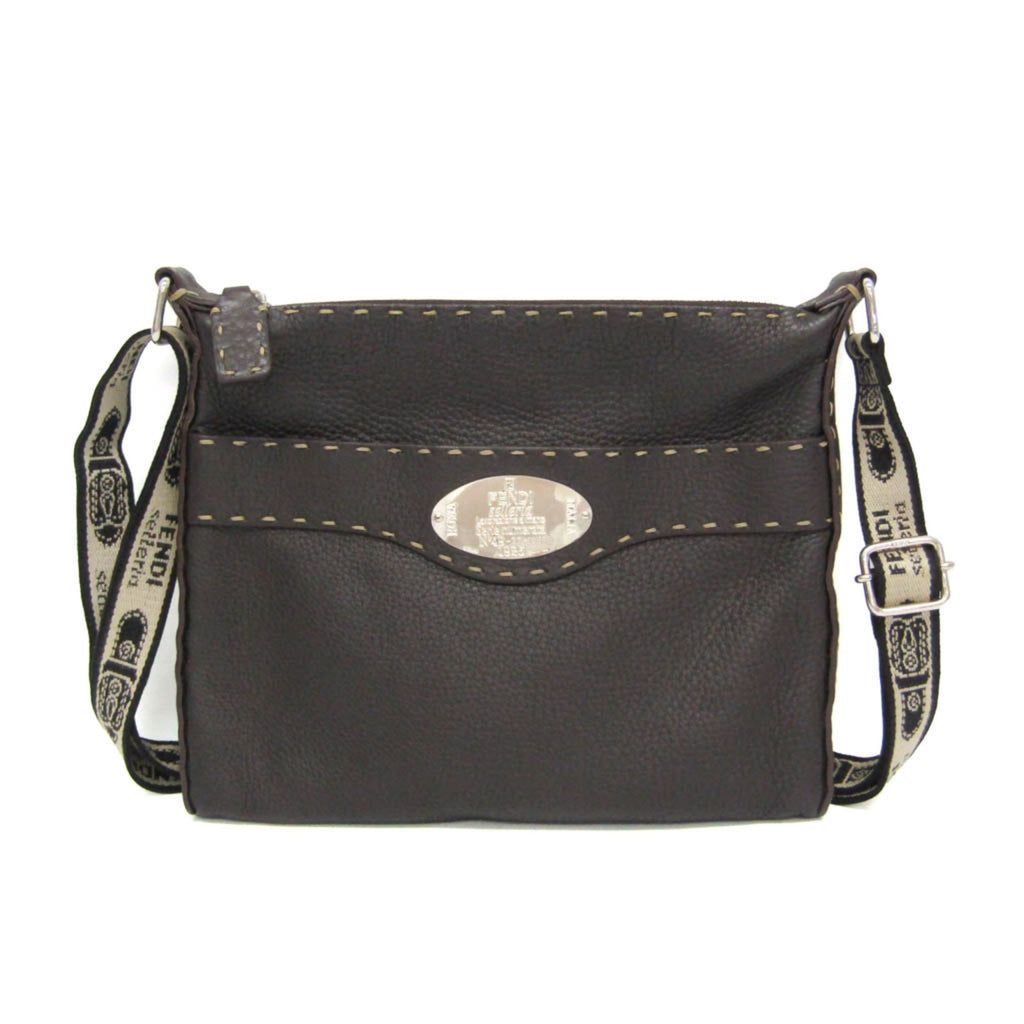 Fendi Selleria · Leather Shoulder Bag