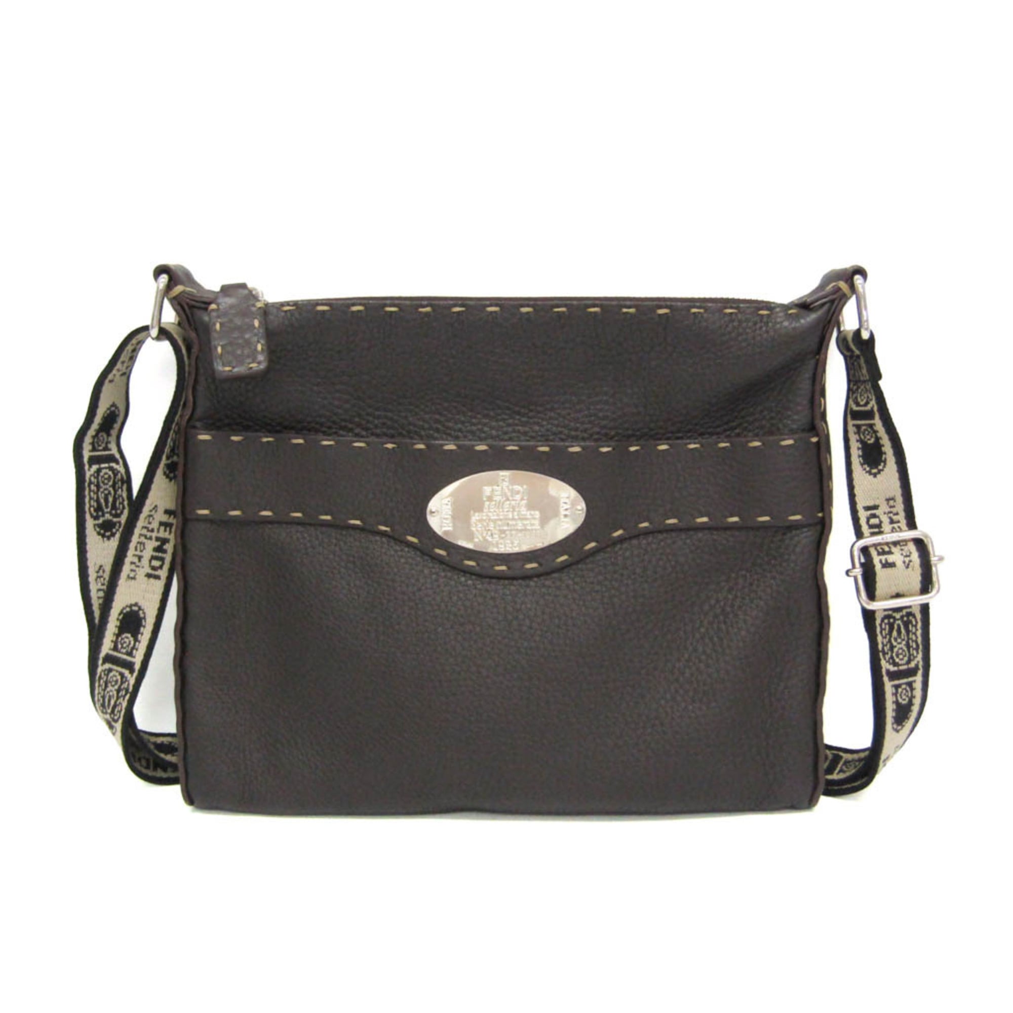 Fendi Selleria · Leather Shoulder Bag