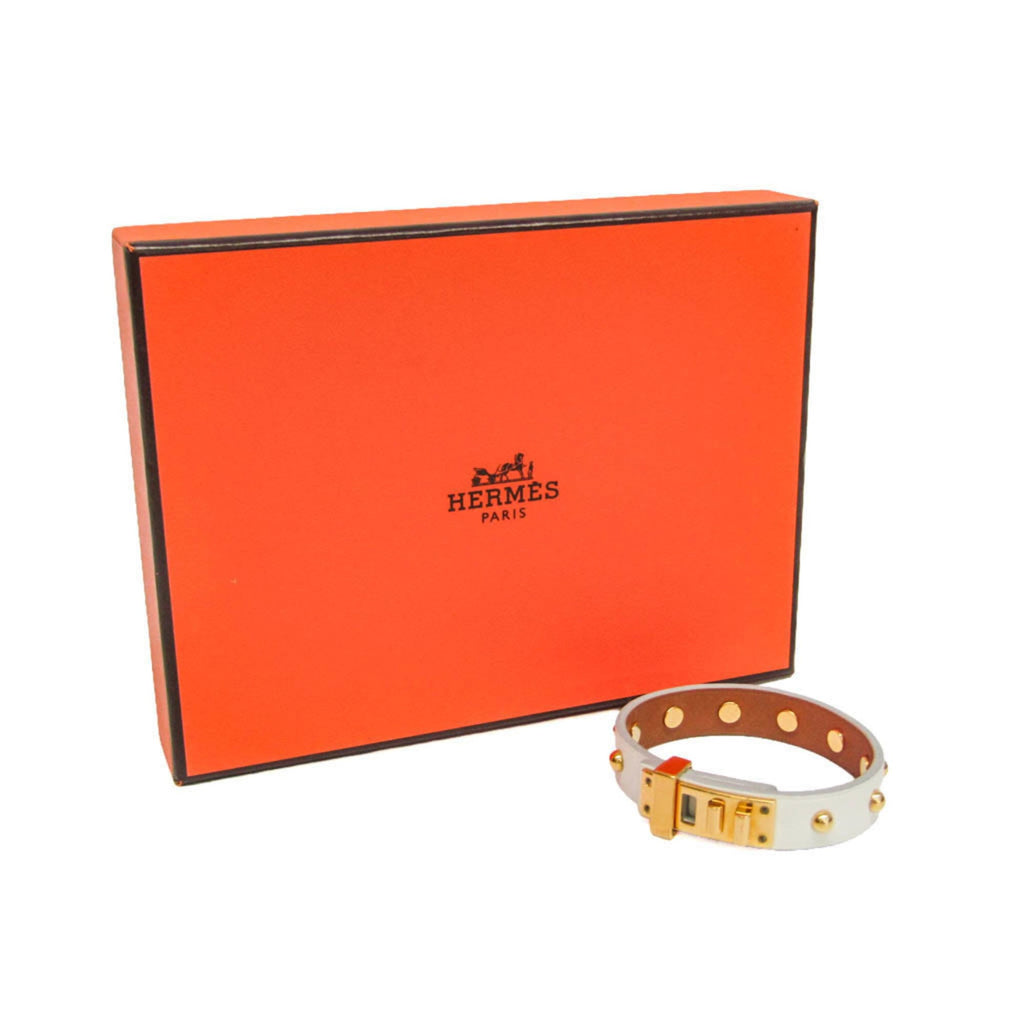 Hermès Mini Dog Clous Carrés · Wrap Bracelet