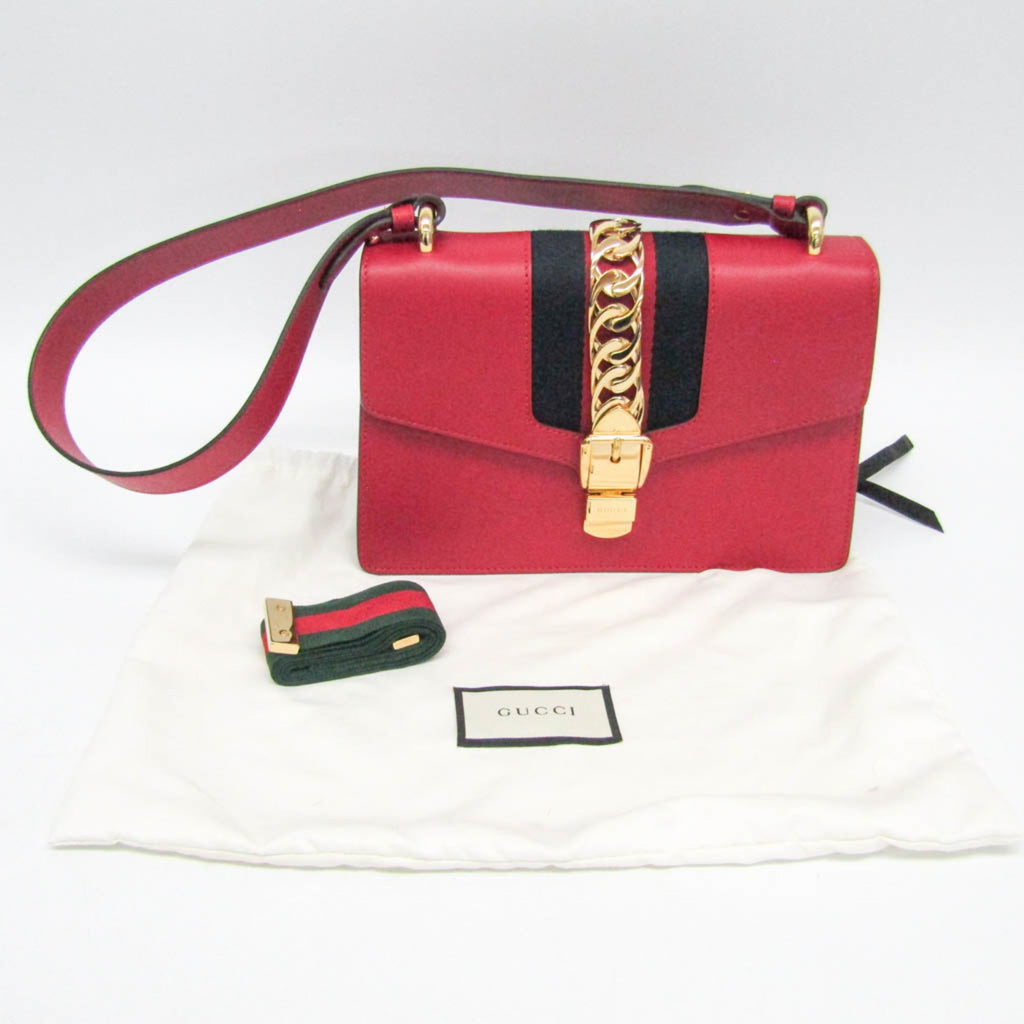 Gucci Sylvie · Leather Shoulder Bag