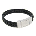 Prada Saffiano · Leather Bangle