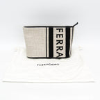 Salvatore Ferragamo Logo Pouch · Leather