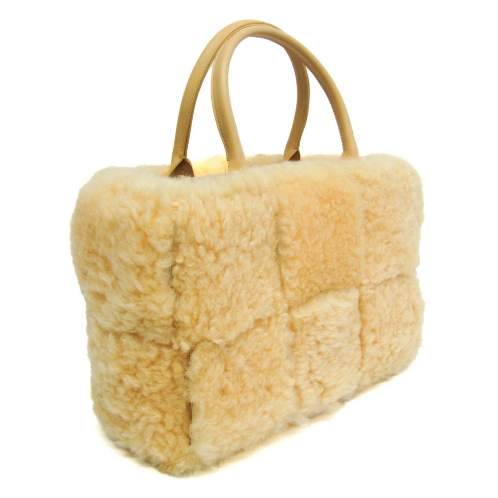 Bottega Veneta Intrecciato Arco · Fur Tote