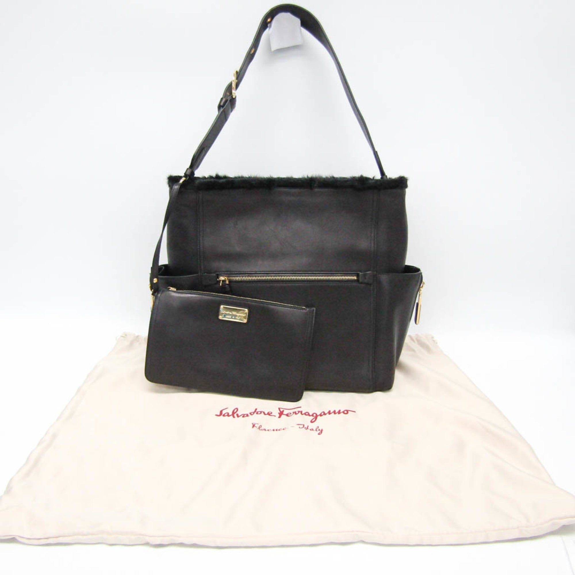 Salvatore Ferragamo · Mouton Leather Tote