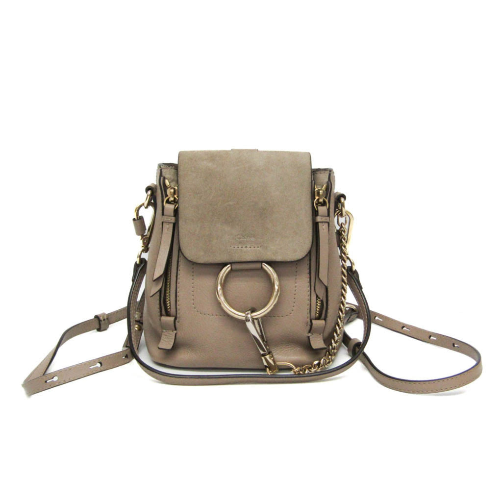 Chloé Faye · Leather & Suede Backpack