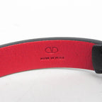 Valentino Garavani V Logo · Leather Bangle