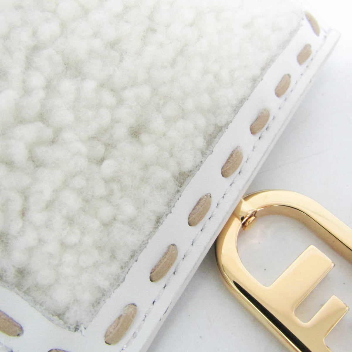 Fendi Logo Boa · Phone Pouch · Fur