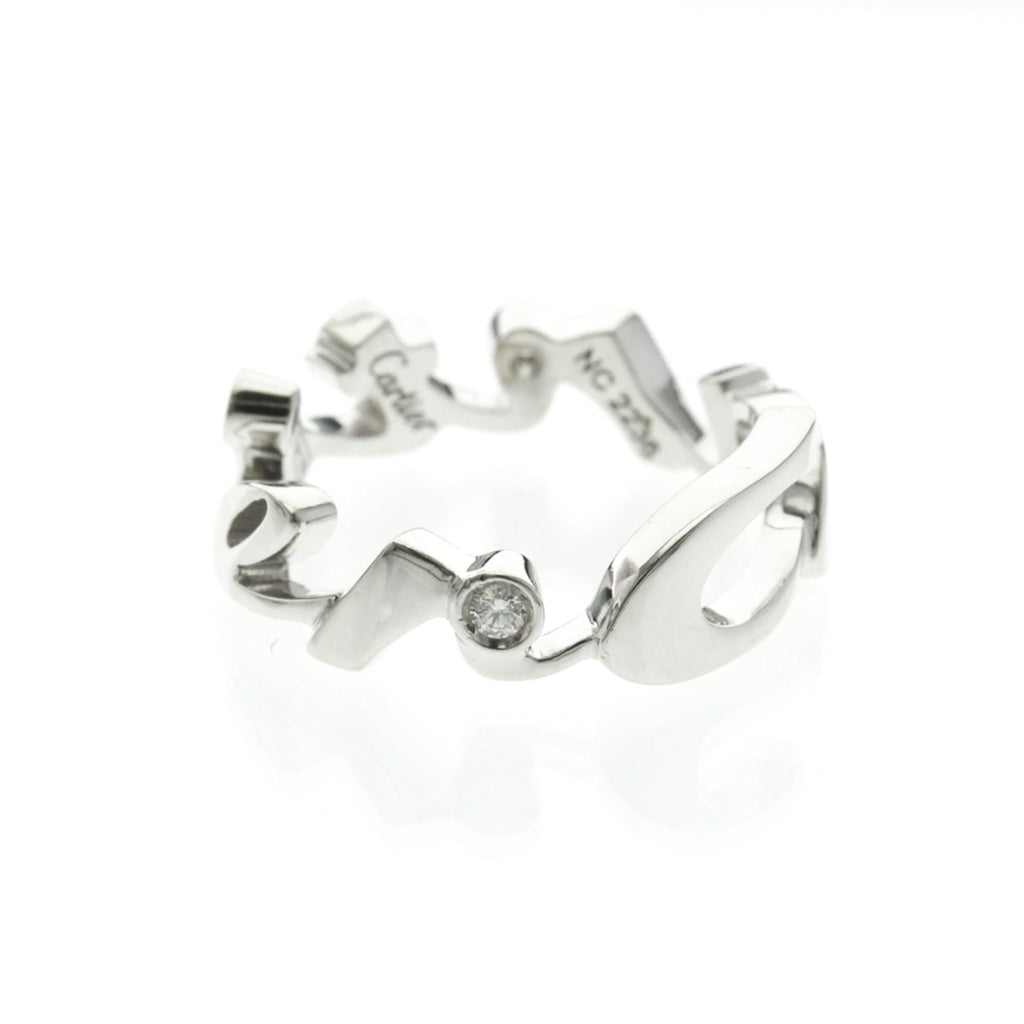 Cartier Signature · Diamond · 18K White Gold