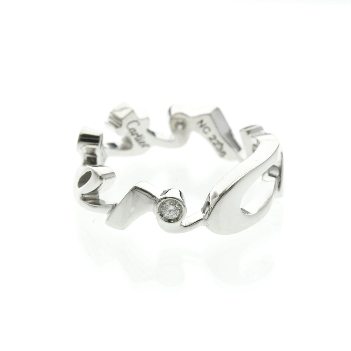 Cartier Signature · Diamond · 18K White Gold